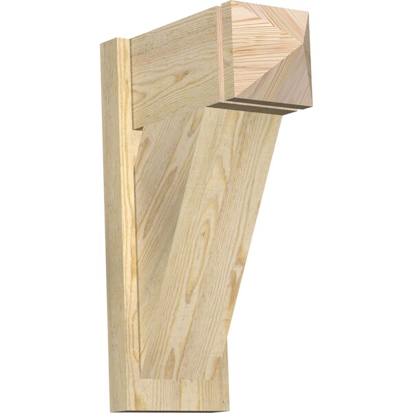 Ekena Millwork Traditional Arts & Crafts Rough Sawn Outlooker, Douglas Fir, 8"W x 16"D x 24"H OUT08X16X24TRA03RDF - main